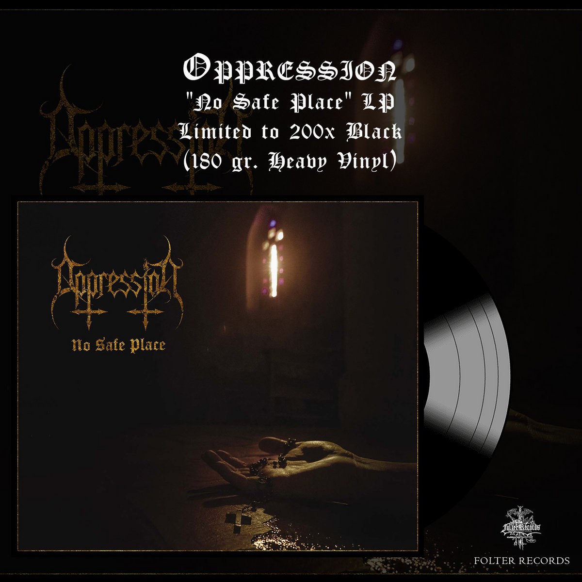 No Safe Place — Black LP